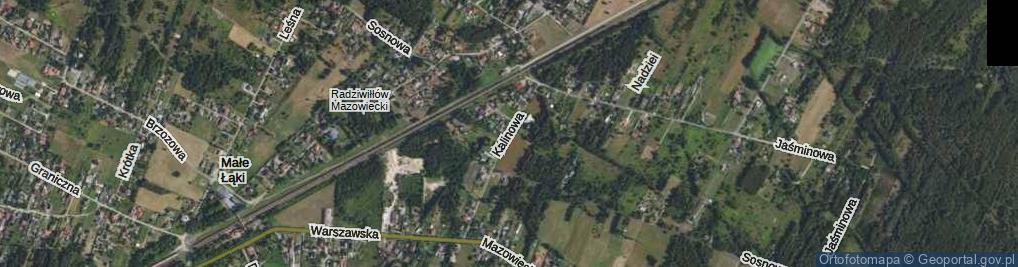 Zdjęcie satelitarne Kalinowa ul.