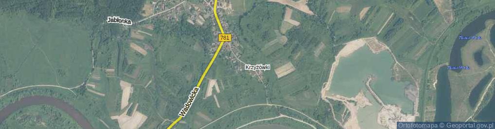 Zdjęcie satelitarne Kadłubka Wincentego, bp. ul.