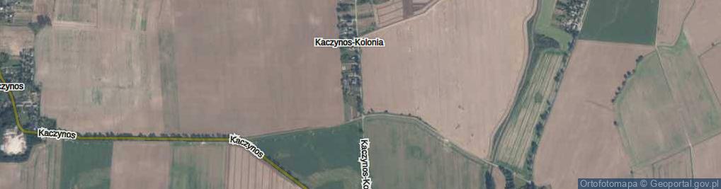 Zdjęcie satelitarne Kaczynos-Kolonia ul.