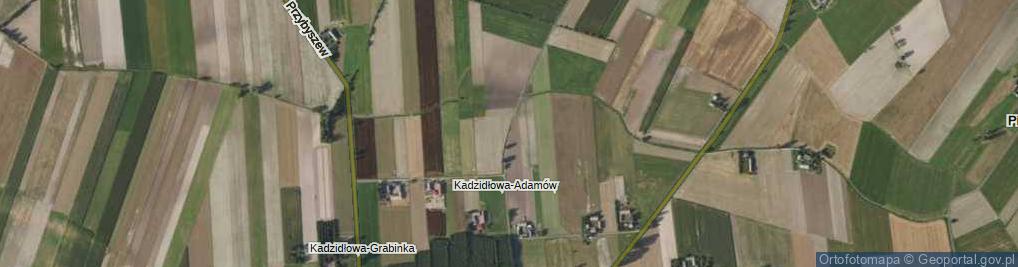Zdjęcie satelitarne Kadzidłowa-Adamów ul.