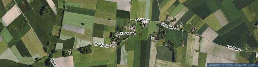 Zdjęcie satelitarne Kadzielnia ul.