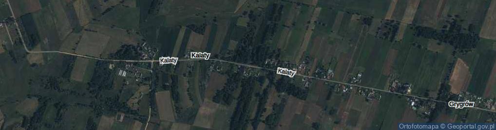 Zdjęcie satelitarne Kalaty ul.