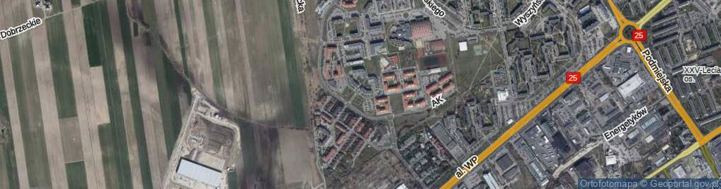 Zdjęcie satelitarne Kaczorowskiego Henryka, ks. ul.