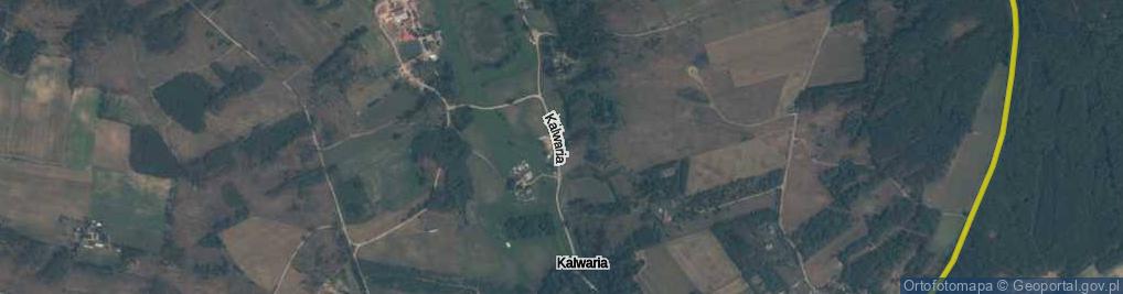 Zdjęcie satelitarne Kalwaria ul.