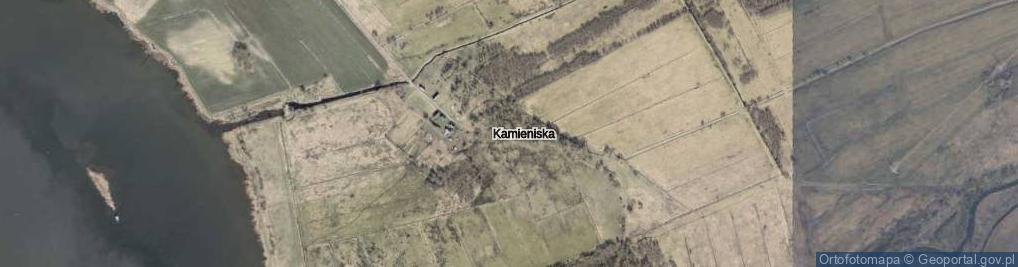 Zdjęcie satelitarne Kamieniska ul.