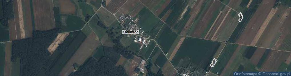 Zdjęcie satelitarne Kanabród ul.