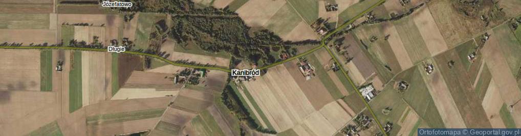 Zdjęcie satelitarne Kanibród ul.