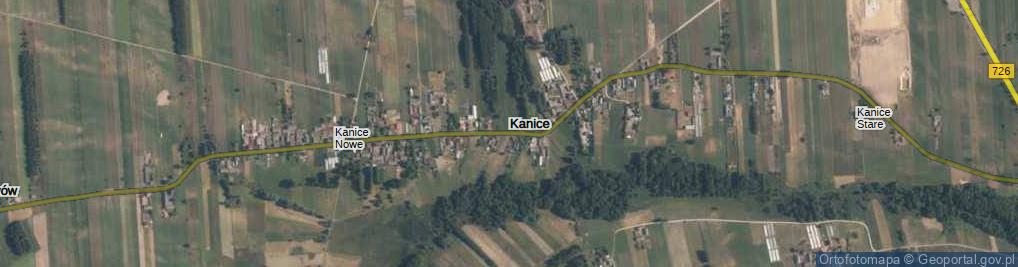 Zdjęcie satelitarne Kanice ul.