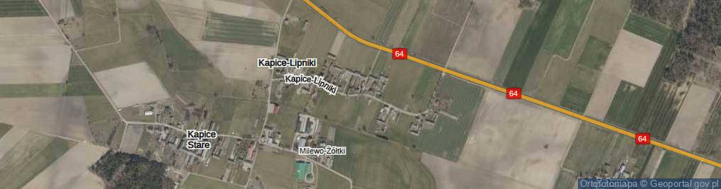 Zdjęcie satelitarne Kapice-Lipniki ul.
