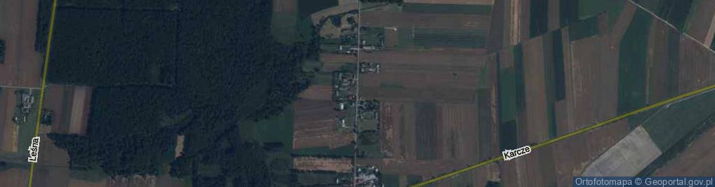 Zdjęcie satelitarne Karcze ul.