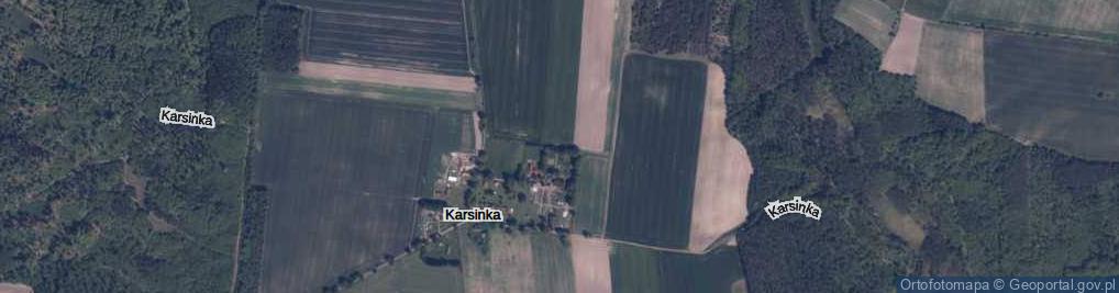 Zdjęcie satelitarne Karsinka ul.