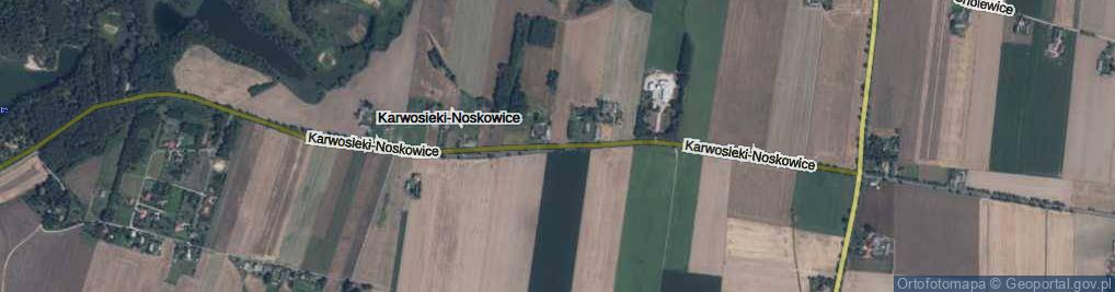 Zdjęcie satelitarne Karwosieki-Noskowice ul.
