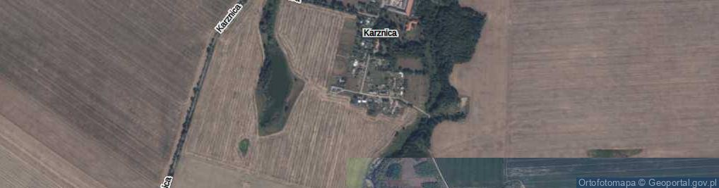 Zdjęcie satelitarne Karznica ul.