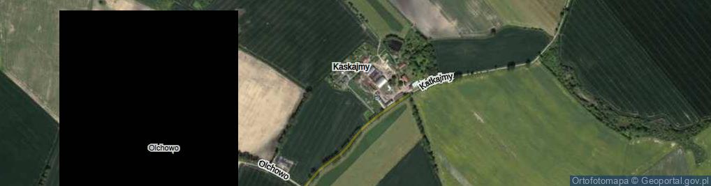 Zdjęcie satelitarne Kaskajmy ul.