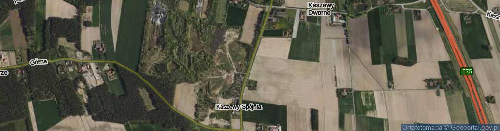 Zdjęcie satelitarne Kaszewy-Spójnia ul.