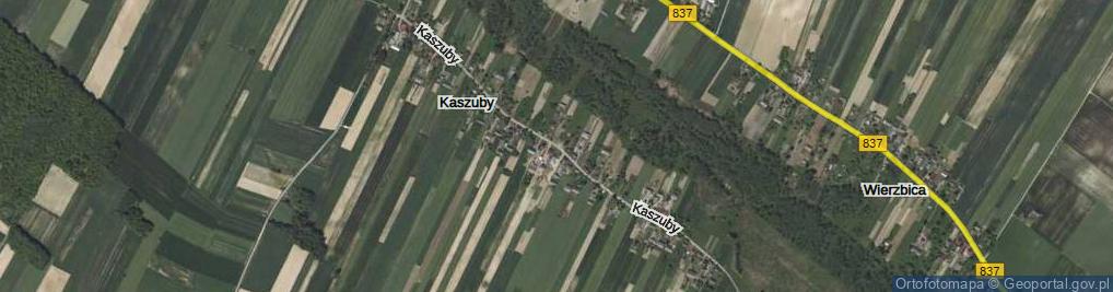 Zdjęcie satelitarne Kaszuby ul.