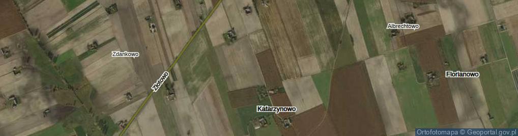Zdjęcie satelitarne Katarzynowo ul.