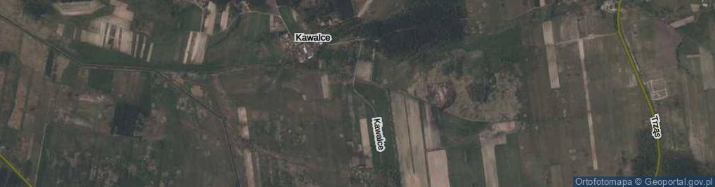 Zdjęcie satelitarne Kawalce ul.