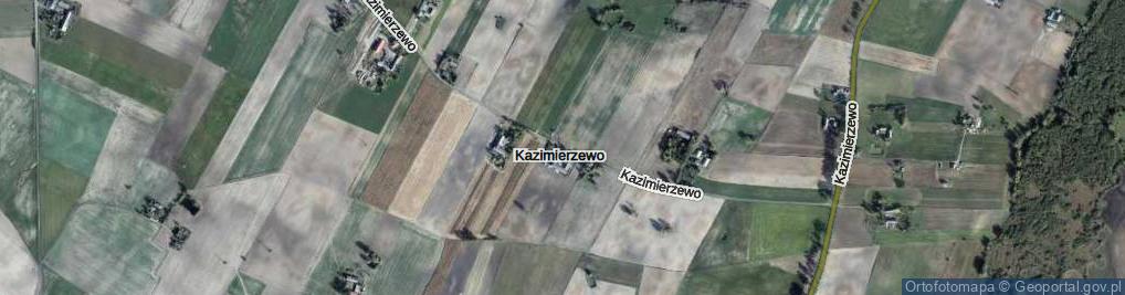 Zdjęcie satelitarne Kazimierzewo ul.