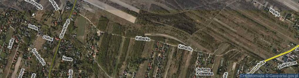 Zdjęcie satelitarne Kabacka ul.