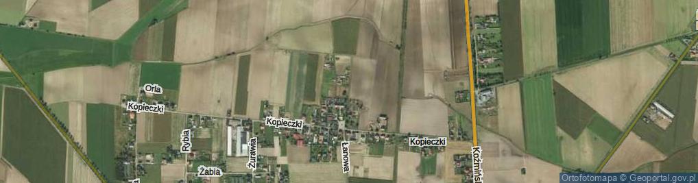 Zdjęcie satelitarne Kanarkowa ul.