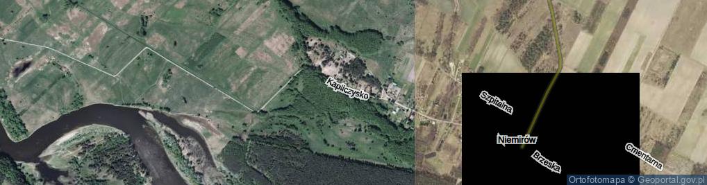 Zdjęcie satelitarne Kapliczysko ul.