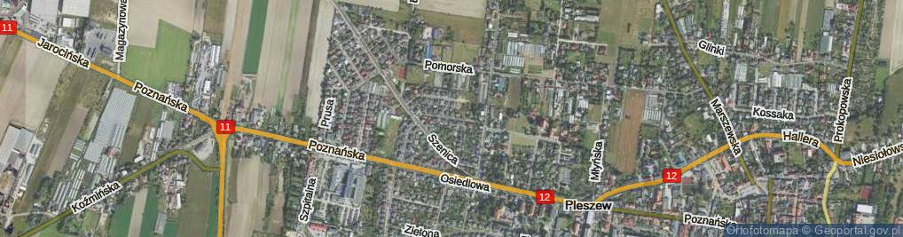 Zdjęcie satelitarne Karczewskiego ul.