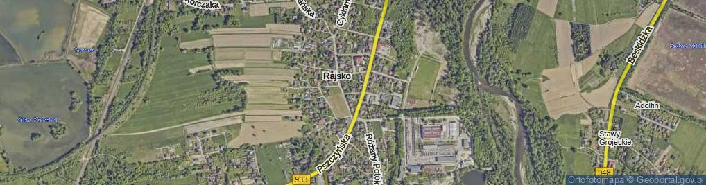 Zdjęcie satelitarne Kawowa ul.