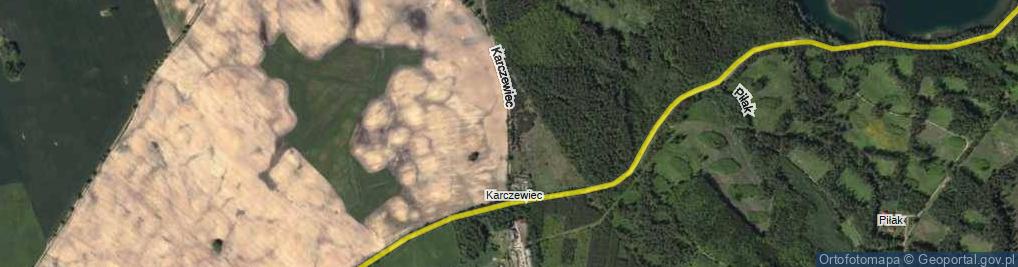 Zdjęcie satelitarne Karczewiec ul.