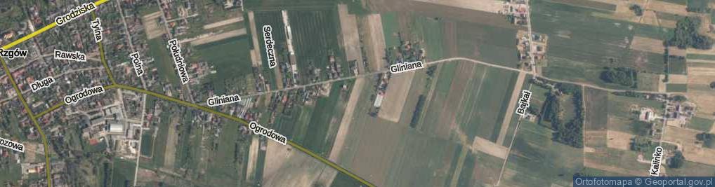 Zdjęcie satelitarne Karpińska ul.