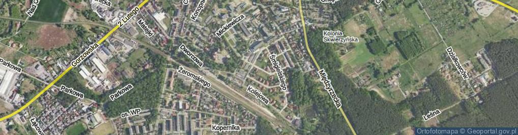 Zdjęcie satelitarne Kaletki, płk. ul.