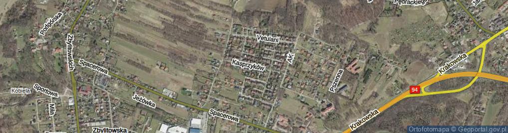Zdjęcie satelitarne Kasprzyków ul.