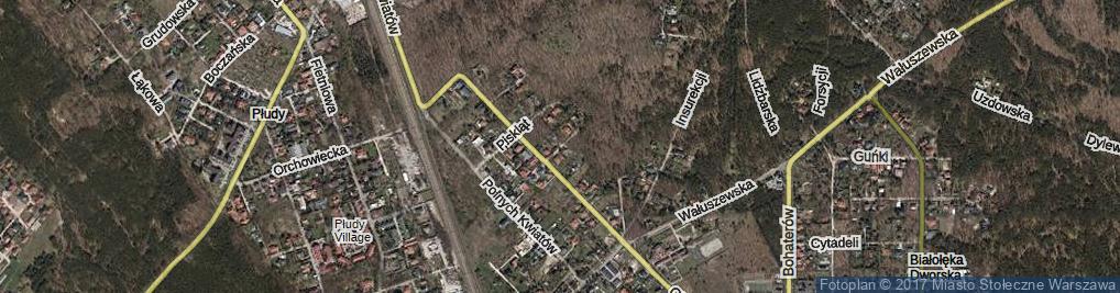 Zdjęcie satelitarne Kazuńska ul.