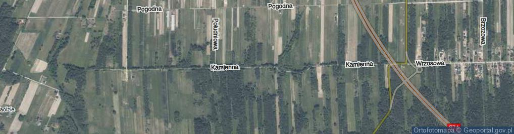 Zdjęcie satelitarne Kamienna ul.