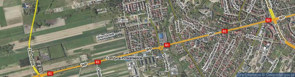 Zdjęcie satelitarne Wesołowskiego Bronisława ul.