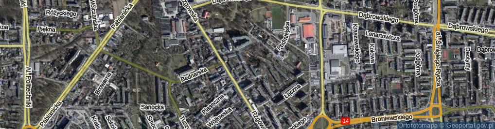 Zdjęcie satelitarne Kasowa ul.