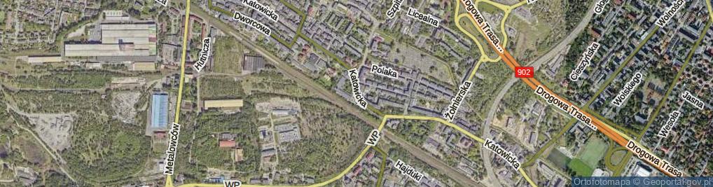 Zdjęcie satelitarne Katowicka ul.