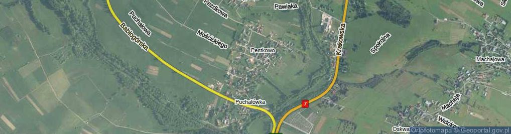 Zdjęcie satelitarne Kępowa ul.