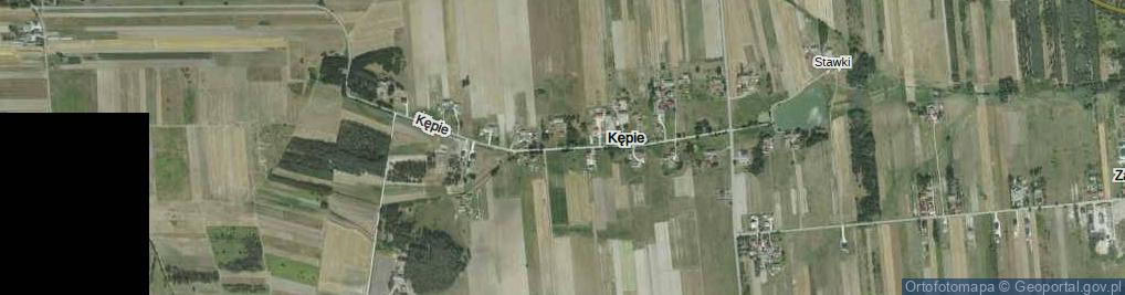 Zdjęcie satelitarne Kępie ul.