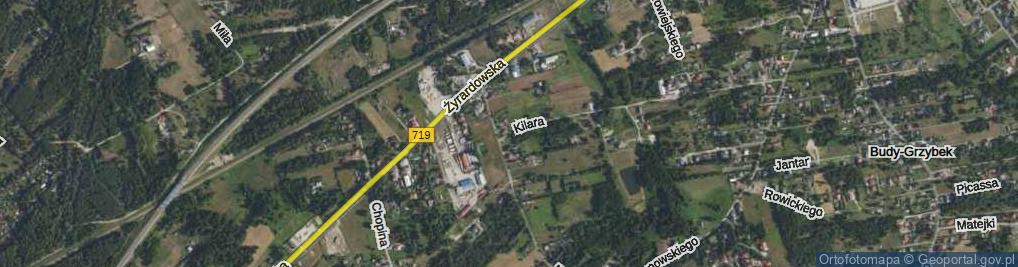 Zdjęcie satelitarne Kilara ul.