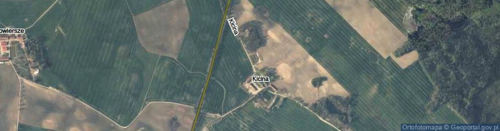 Zdjęcie satelitarne Kicina ul.