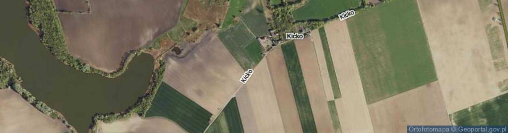 Zdjęcie satelitarne Kicko ul.