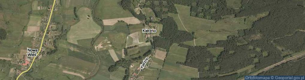 Zdjęcie satelitarne Kierżno ul.