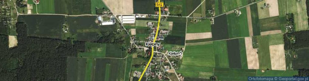 Zdjęcie satelitarne Kiełpiny ul.