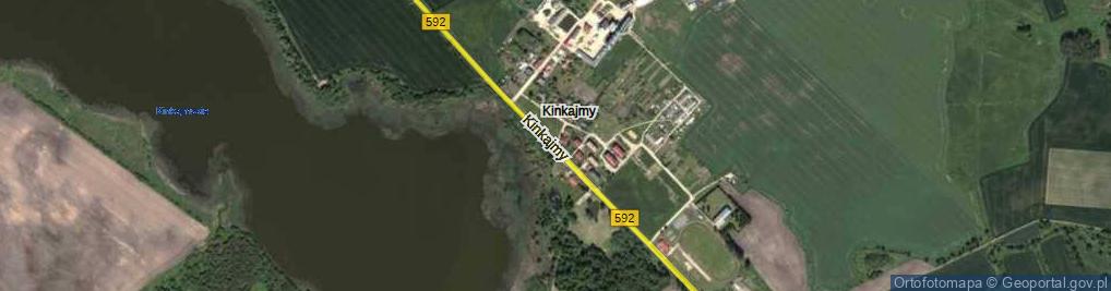 Zdjęcie satelitarne Kinkajmy ul.