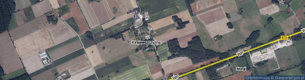 Zdjęcie satelitarne Kirejewszczyzna ul.