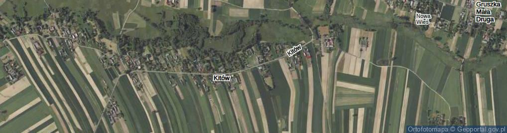 Zdjęcie satelitarne Kitów ul.
