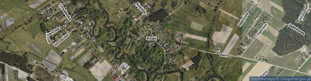 Zdjęcie satelitarne Kickiego Ludwika, gen. ul.
