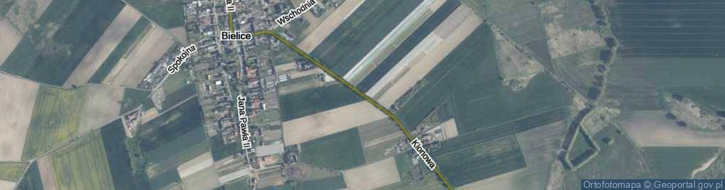 Zdjęcie satelitarne Klonowa ul.