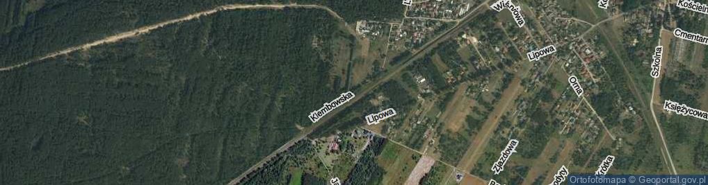 Zdjęcie satelitarne Klembowska ul.